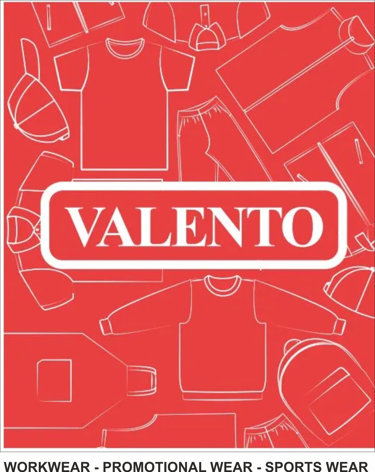 Capa do catálogo Valento