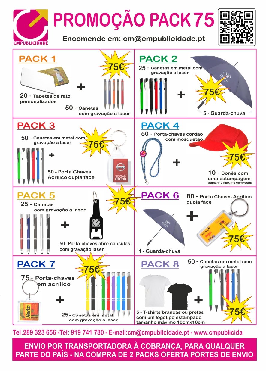 Promoção Pack 75